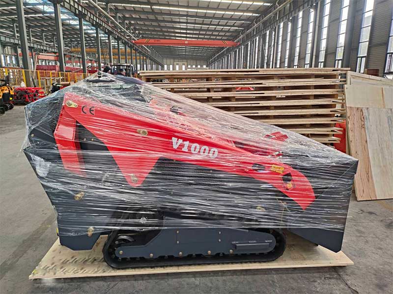 HT-V1000 三角履帶滑移裝載機(jī)發(fā)往歐洲